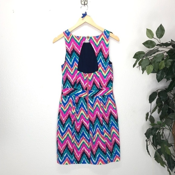 Lily Pulitzer Bright Zig Zag Sheath Dress - Picture 6 of 6